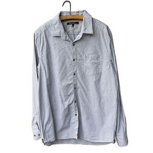 Kenneth Cole men’s size L striped button up shirt